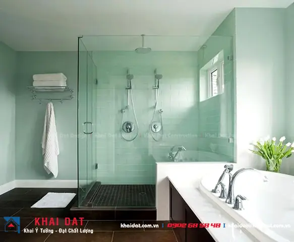 Phòng Tắm Với Các Gam Màu Điển Hình