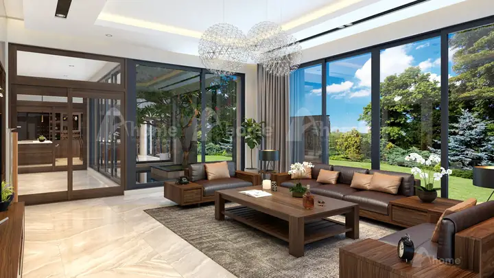 Mẫu Thiết Kế Nội Thất Hiện Đại Cao Cấp Gỗ Óc Chó