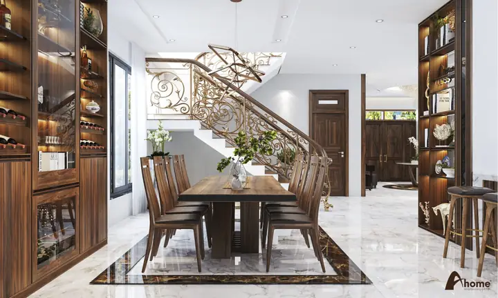 Thiết Kế Nội Thất Gỗ Óc Chó Sang Trọng Tại Quảng Ninh