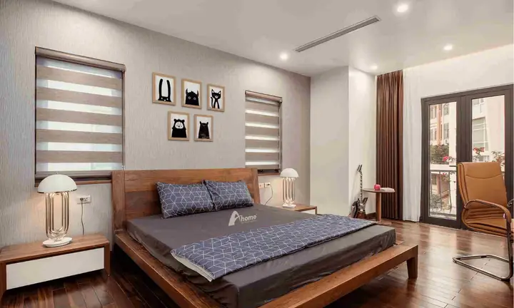 Thi Công Biệt Thự Gỗ Óc Chó Vinhomes Quảng Ninh