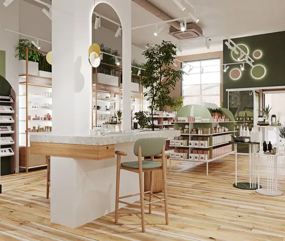Thiết Kế Nội Thất Showroom Mỹ Phẩm Thiết Kế Nội Thất Showroom Mỹ Phẩm
