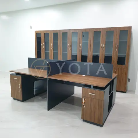 Cụm Bàn Làm Việc 4 Người Yota – Kết Nối Và Tối Ưu Hóa