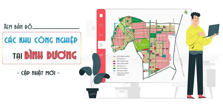 🔹bản Đồ Khu Công Nghiệp Bình Dương