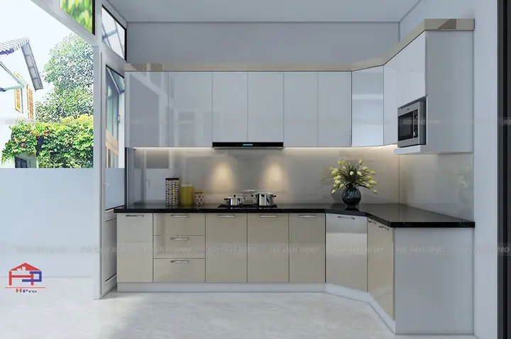 Mẫu Tủ Bếp Acrylic Tbac156 Nhà Chị Phương Anh Có Gì Đặc Biệt?