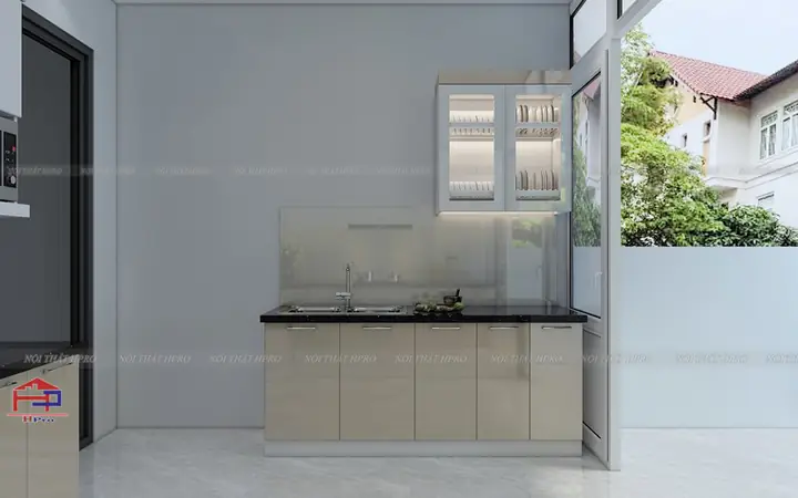 Mẫu Tủ Bếp Acrylic Tbac156 Nhà Chị Phương Anh Có Gì Đặc Biệt?