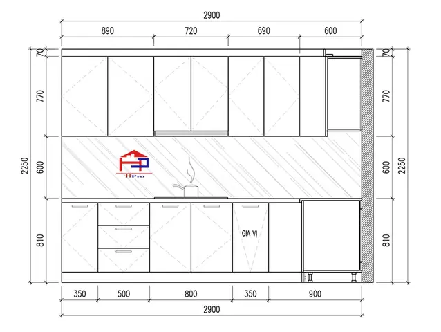 Mẫu Tủ Bếp Acrylic Tbac156 Nhà Chị Phương Anh Có Gì Đặc Biệt?