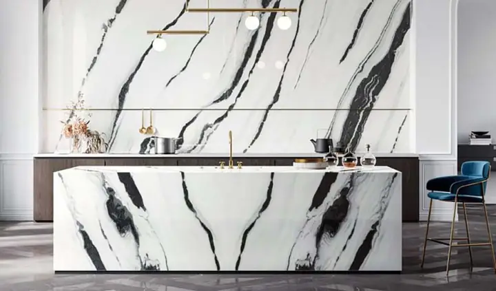Ứng Dụng Của Đá Marble Panda White Trong Thiết Kế Nội Thất