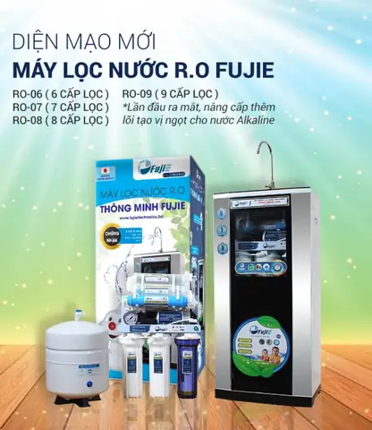 Máy Lọc Nước Tinh Khiết Ro Thông Minh Fujie Ro-06 ( 6 Cấp Lọc )