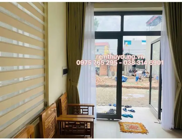 Rèm Vải 2 Lớp Đẹp Tại Nguyễn Trãi, Hà Đông