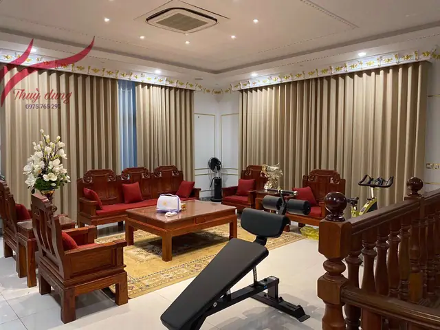 Rèm Vải 2 Lớp Đẹp Tại Nguyễn Trãi, Hà Đông