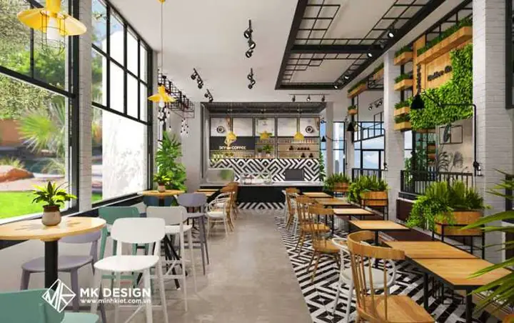 Mẫu Đèn Pha Tiêu Điểm Led Trang Trí Quán Cafe Phổ Biến Hiện Nay
