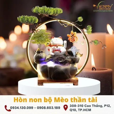 Nhóm Nội Thất Spa Trang Tríbao Gồmhòn Non Bộ Mèo Thần Tài, Hòn Non Bộ Huơu Xanh, Hòn Non Bộ Ấm Trà,đèn Tinh Dầu Phun Dương, Đèn Đá Muối Himalaya, Tinh Dầu Xông,... Các Sản Phẩm Trang Trí Cao Cấp Nâng Tầm Không Gian Thư Giãn, Mang Đến Tài Lộc Cho Gia Chủ, Và Đồng Thời Cũng Góp Phần Hỗ Trợ Trị Liệu Sức Khỏe.