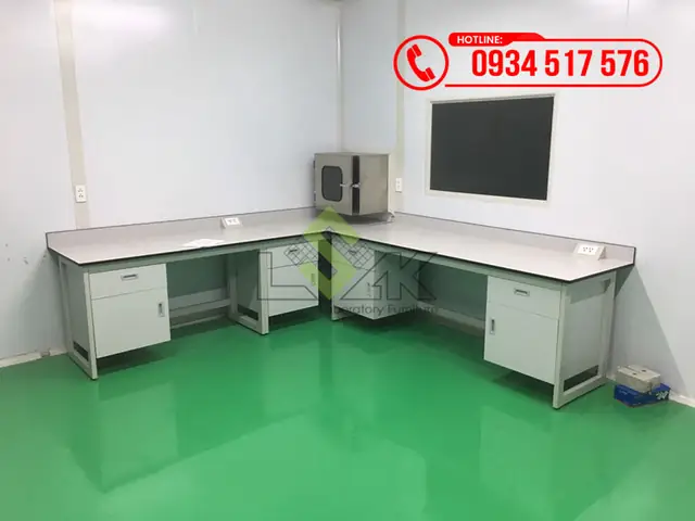 Hình Ảnh Thi Công Nội Thất Phòng Lab Mỹ Phẩm Nhà Máy Công Ty Tnhh Sản Xuất Dược Mỹ Phẩm Lavita
