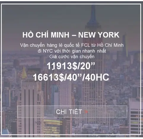 Vận Chuyển Từ Việt Nam Đi New York Và New Jersey (nyc)