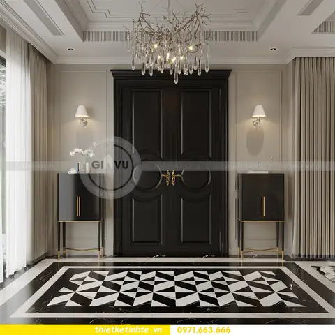 Nội Thất Biệt Thự Hải Âu Với Phòng Khách Bếp Nội Thất Biệt Thự Hải Âu Với Phòng Khách Bếp