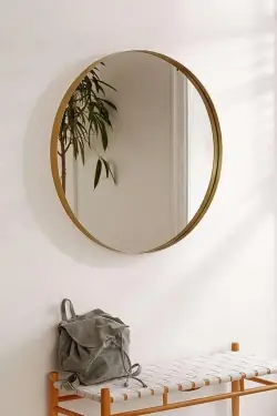 Gương Trang Trí Hình Elip Khung Viền Màu...