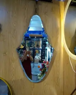 Gương Treo Tường Trang Trí Hình Apple 021