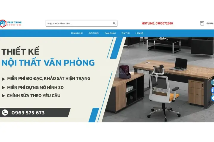 Cửa Hàng Nội Thất Văn Phòng Cầu Giấy –nội Thất Văn Phòng Phúc Thịnh