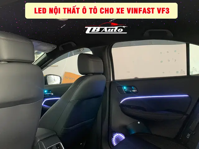 Đặc Điểm Của Đèn Led Nội Thất Ô Tô Cho Xe Vinfast Vf3