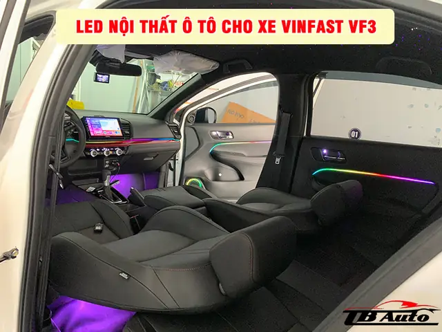 Đặc Điểm Của Đèn Led Nội Thất Ô Tô Cho Xe Vinfast Vf3