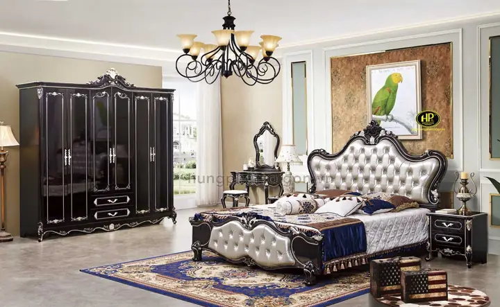 Trọn Bộ Giường Tủ Tân Cổ Điển Trọn Bộ Giường Tủ Tân Cổ Điển