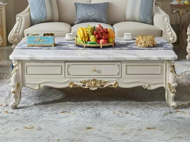 Bàn Trà Tân Cổ Điển Cho Phòng Khách Bta20-15