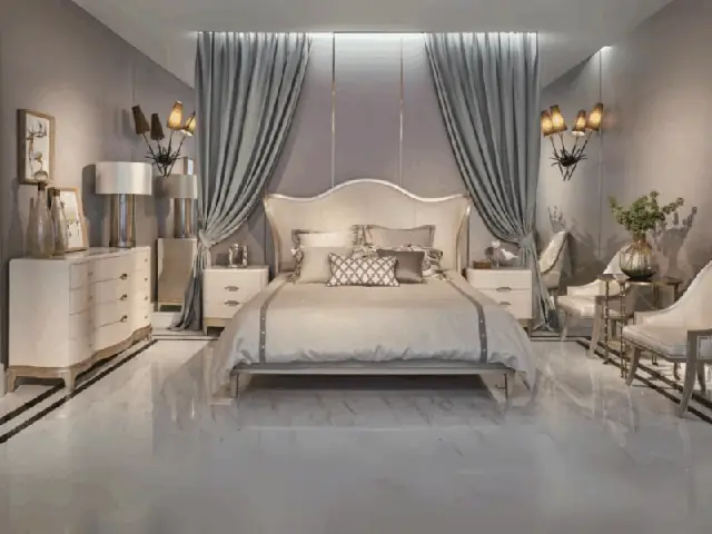 Giường Ngủ 1m8 Phong Cách Mỹ Gi803-18