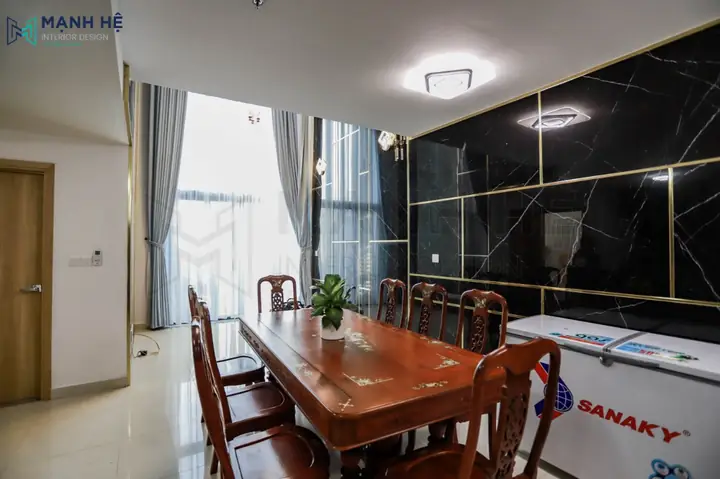 Thi Công Nội Thất Phòng Khách– Bếp Hiện Đại