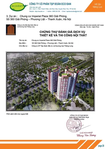 Dá»± án Chung Cæ° Imperial Plaza 360 Giải Phã³ng Hã Ná»i Dá»± án Chung Cæ° Imperial Plaza 360 Giải Phã³ng Hã Ná»i