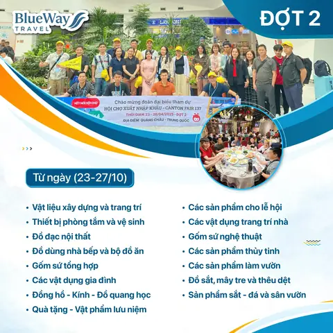 Giai Đoạn 2 (23/10 - 27/10/2025): Xây Dựng – Nội Thất – Gia Dụng – Quà Tặng