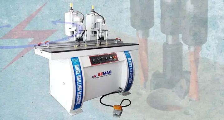 Máy Khoan Bản Lề - Chuyền Sản Xuất Nội Thất Gỗ Công Nghiệp - Quốc Duy