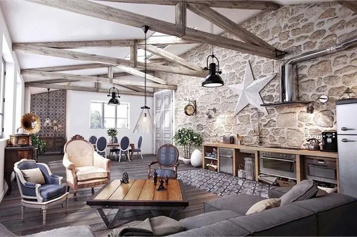 Phong Cách Thiết Kế Rustic Cổ Điển