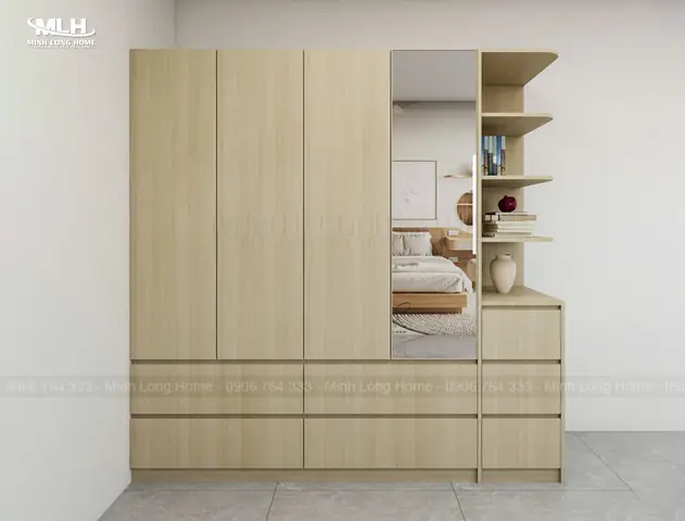 Tủ Quần Áo Gỗ Công Nghiệp Mdf Tml29