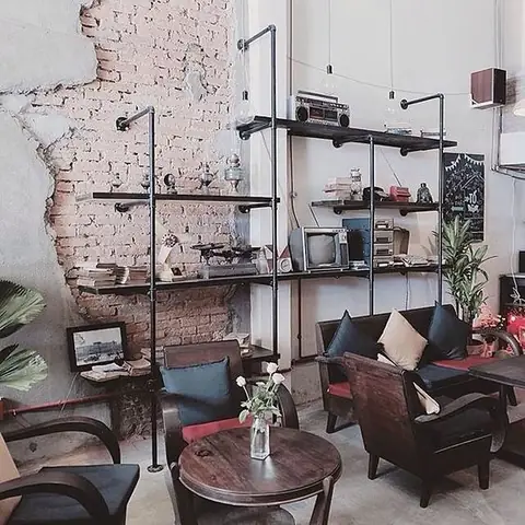 Trang Trí Quán Cafe Theo Phong Cách Công Nghiệp - Industrial Decor