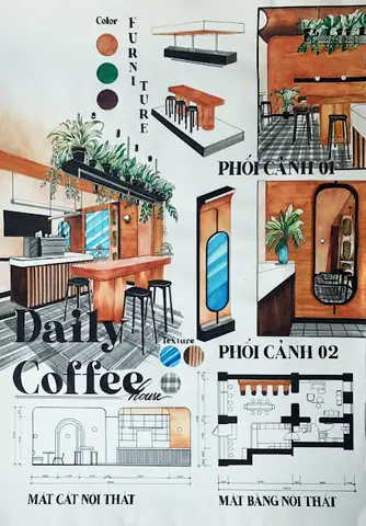 Diễn Họa Nội Thất Bằng Tay