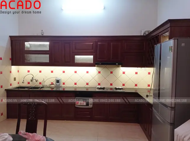 Hình Ảnh Quá Trình Lắp Đặt Tủ Bếp Tại Bát Khối – Gia Lâm