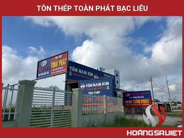 ✅ Tôn Thép Toàn Phát Bạc Liêu.