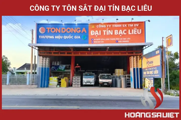 ✅ Công Ty Tôn Sắt Đại Tín Bạc Liêu.