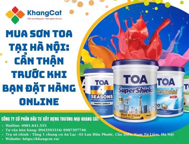 [update 2025] Mua Sơn Toa Tại Hà Nội: Cẩn Thận Trước Khi Bạn Đặt Hàng Online!