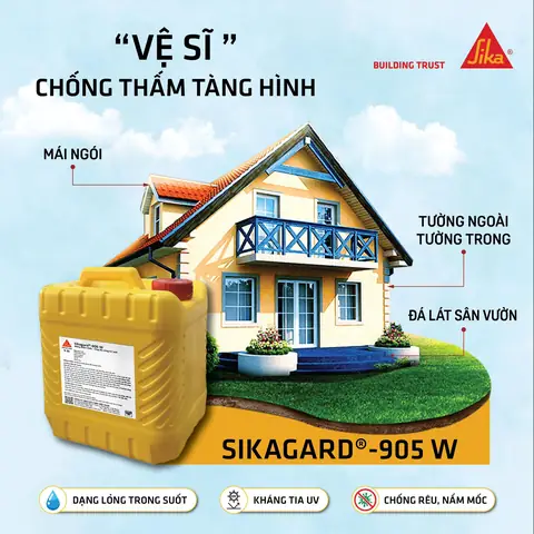 Chất Chống Thấm Ngừa Rêu Mốc Sikagard 905 W