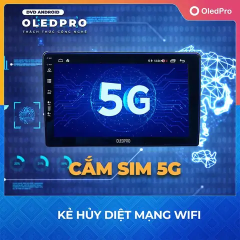 Oledpro Premium 12.3 Inch Tích Hợp Công Nghệ 5g - Kết Nối Internet Siêu Nhanh