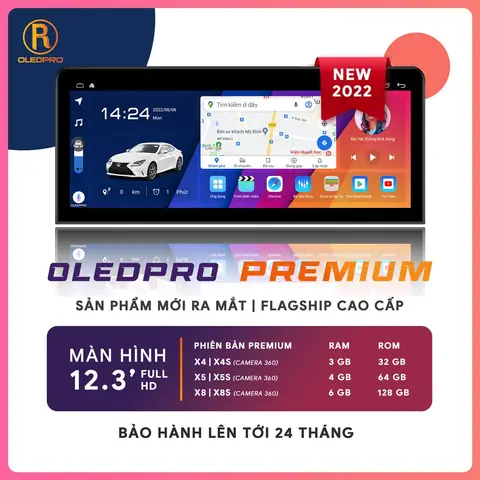Màn Hình Dvd Android Oledpro Premium 12.3 Inch Chính Hãng