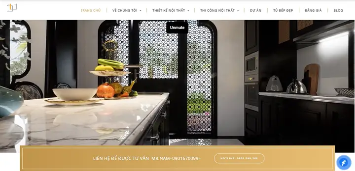 Xây Dựng Website Ngành Thiết Kế Nội Thất