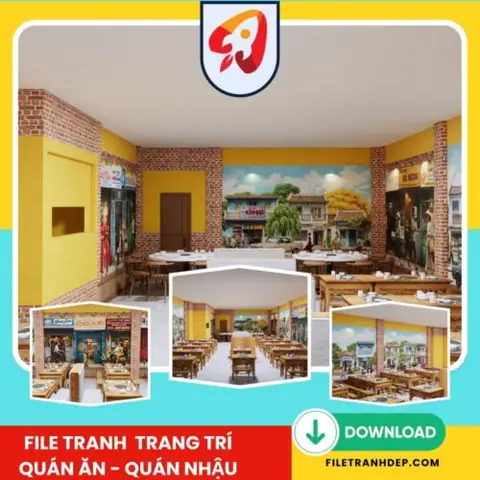 File 3d Nội Thất Nhà Hàng Vintage: Nâng Tầm Không Gian & Trải Nghiệm Khách Hàng