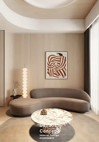 65. Thiết Kế Nội Thất Phòng Khách Hiện Đại - File 3ds Max Miễn Phí