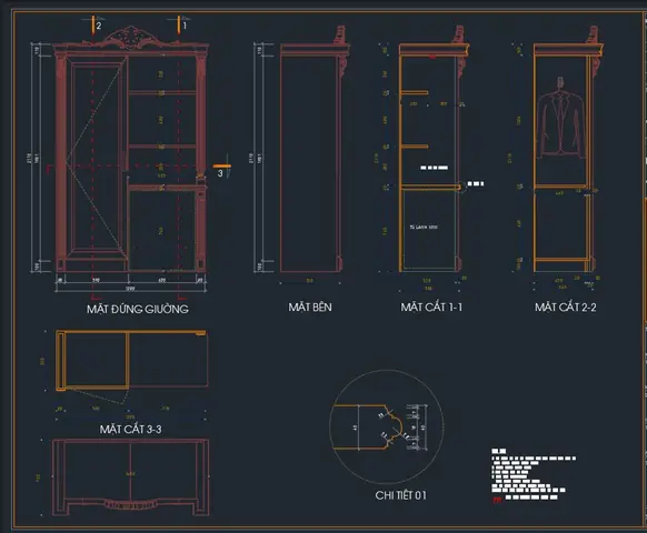 File Cad Triển Khai Nội Thất 2d & 3d