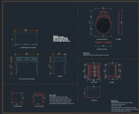 File Cad Triển Khai Nội Thất 2d & 3d