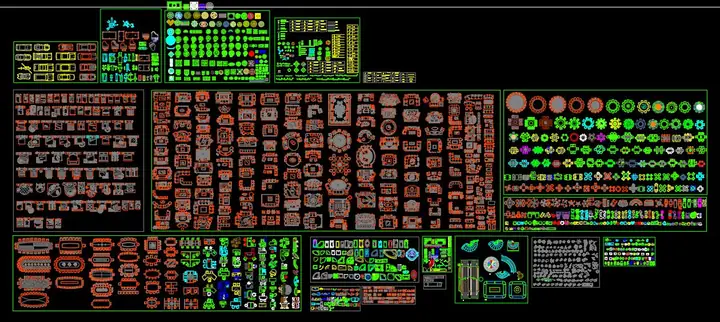 Một Số Thư Viện Autocad Kiến Trúc Nội Thất Khác