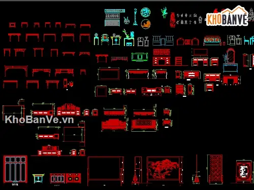Hình Ảnh Cho File Cad Nội Thất Tân Cổ Điển: