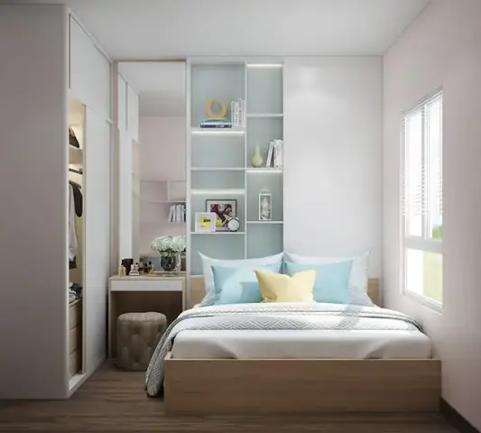 Mẫu Thiết Kế Nội Thất Phòng Ngủ Nhỏ 6m2